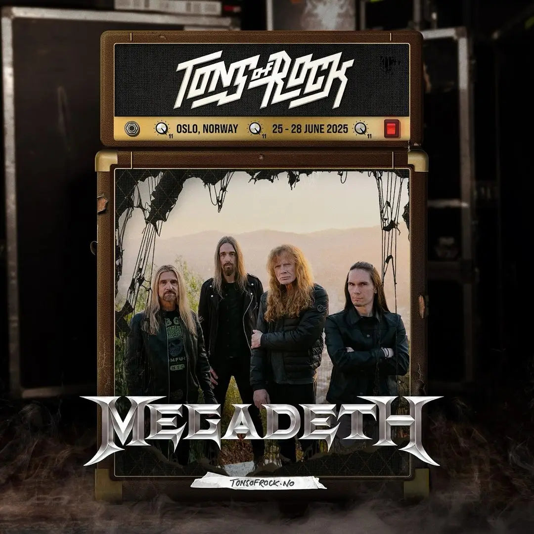 Megadeth to Perform at Oslo’s Tons of Rock