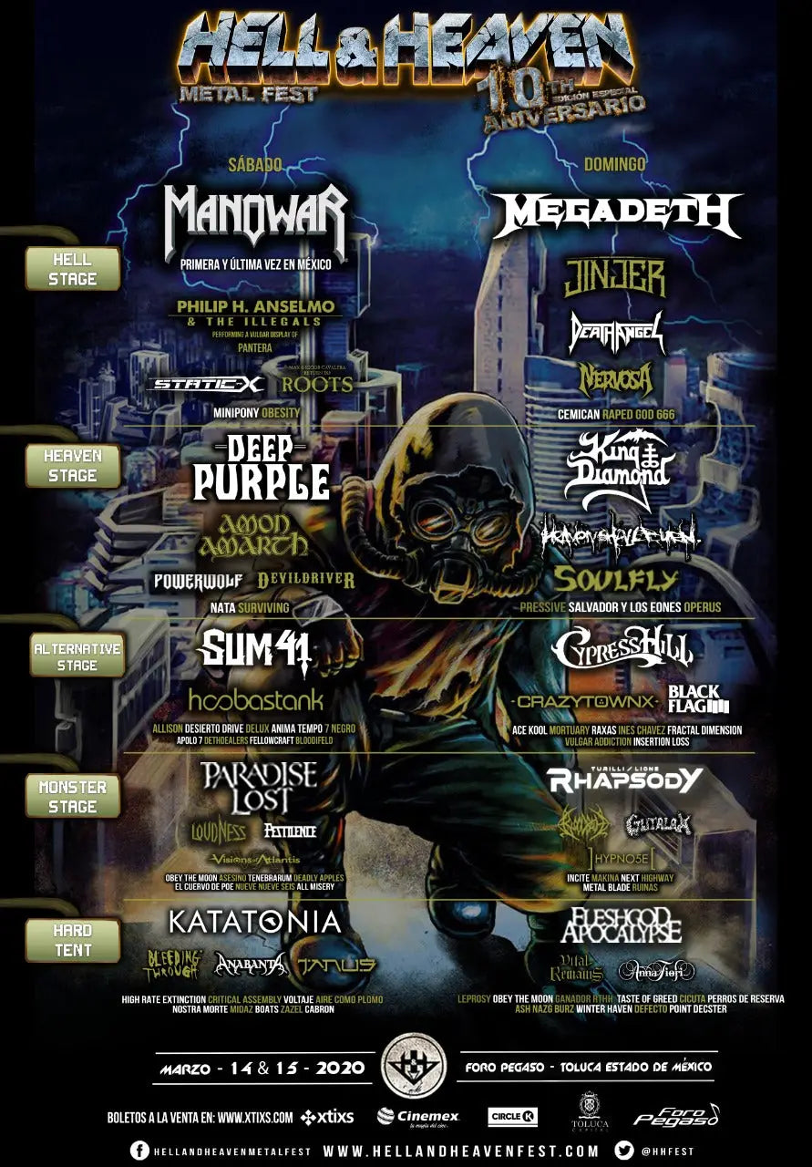 Megadeth to Perform at Hell and Heaven Metal Fest