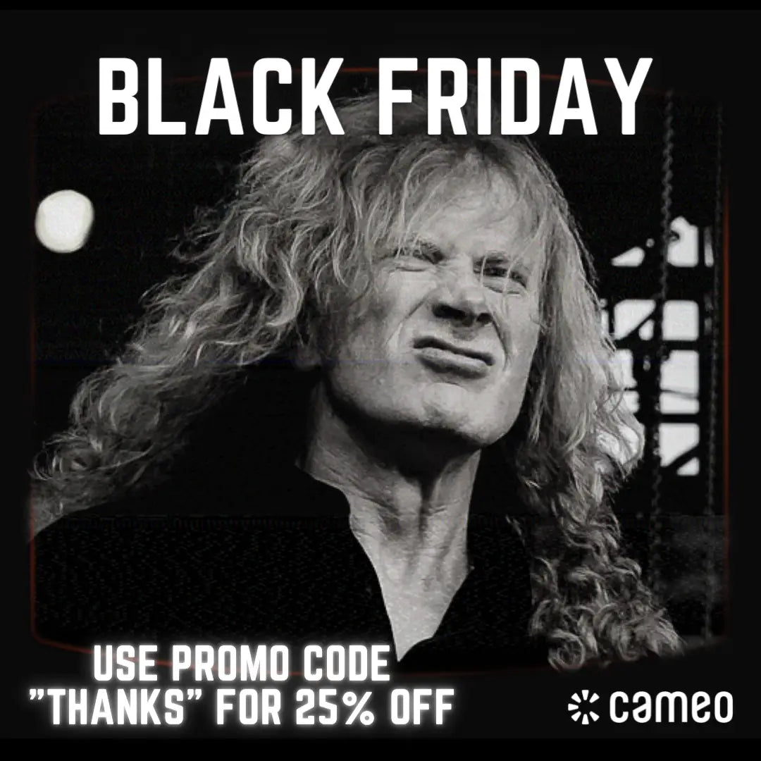 Dave Mustaine Cameo Thanksgiving / Black Friday Special!