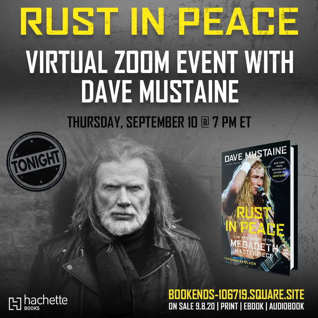 Virtual Zoom Event w/ Dave Mustaine Tonight!