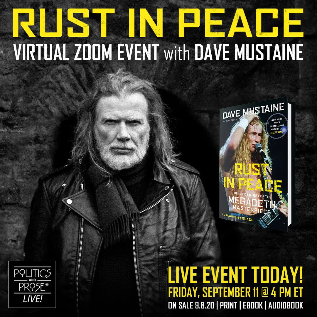 Virtual Zoom Event w/ Dave Mustaine Today!