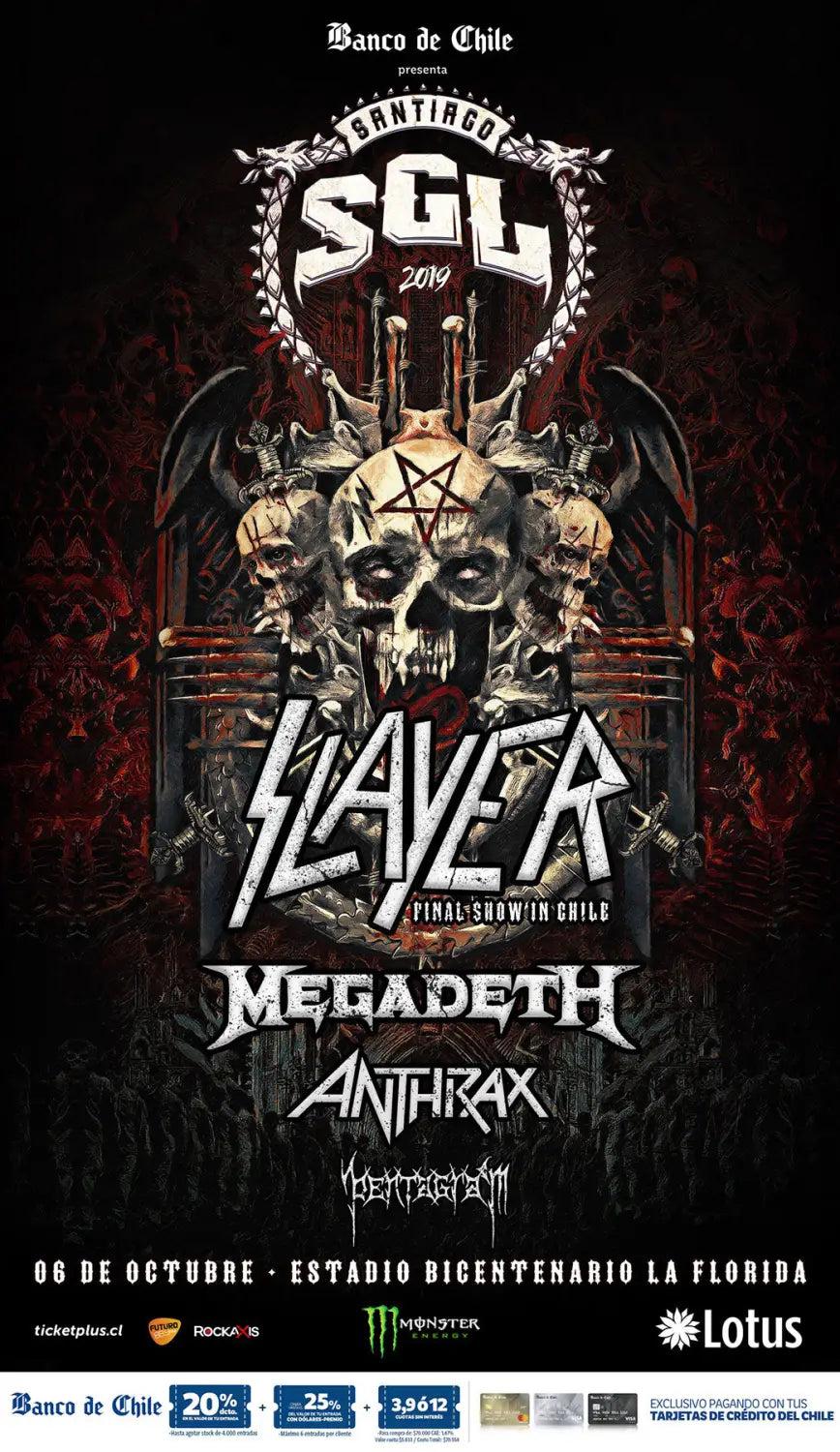 Megadeth to Perform at Santiago Gets Louder Festival