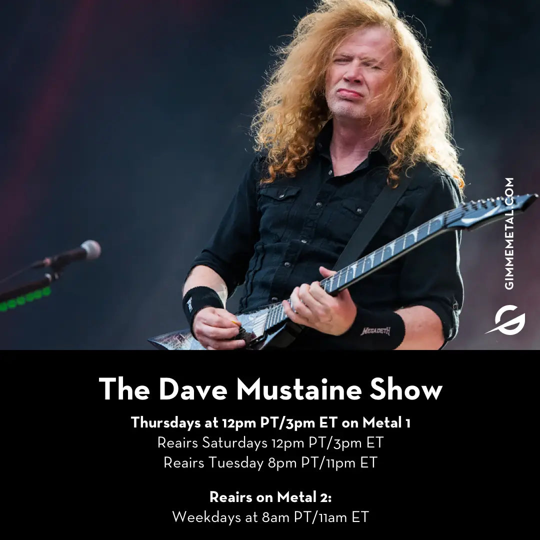 The Dave Mustaine Show Re-Airs Weekly