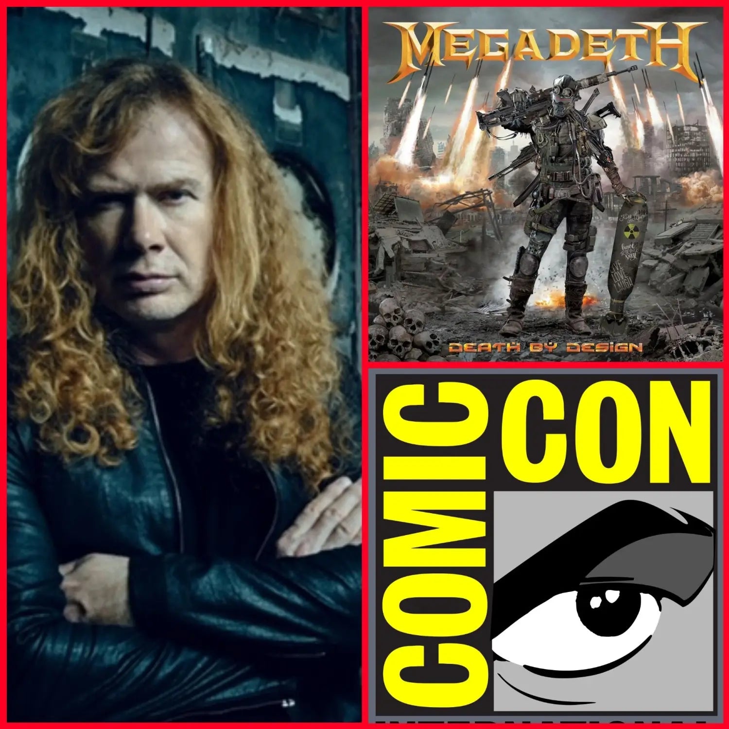 Dave Mustaine Signs Megadeth Graphic Novel at San Diego Comic-Con