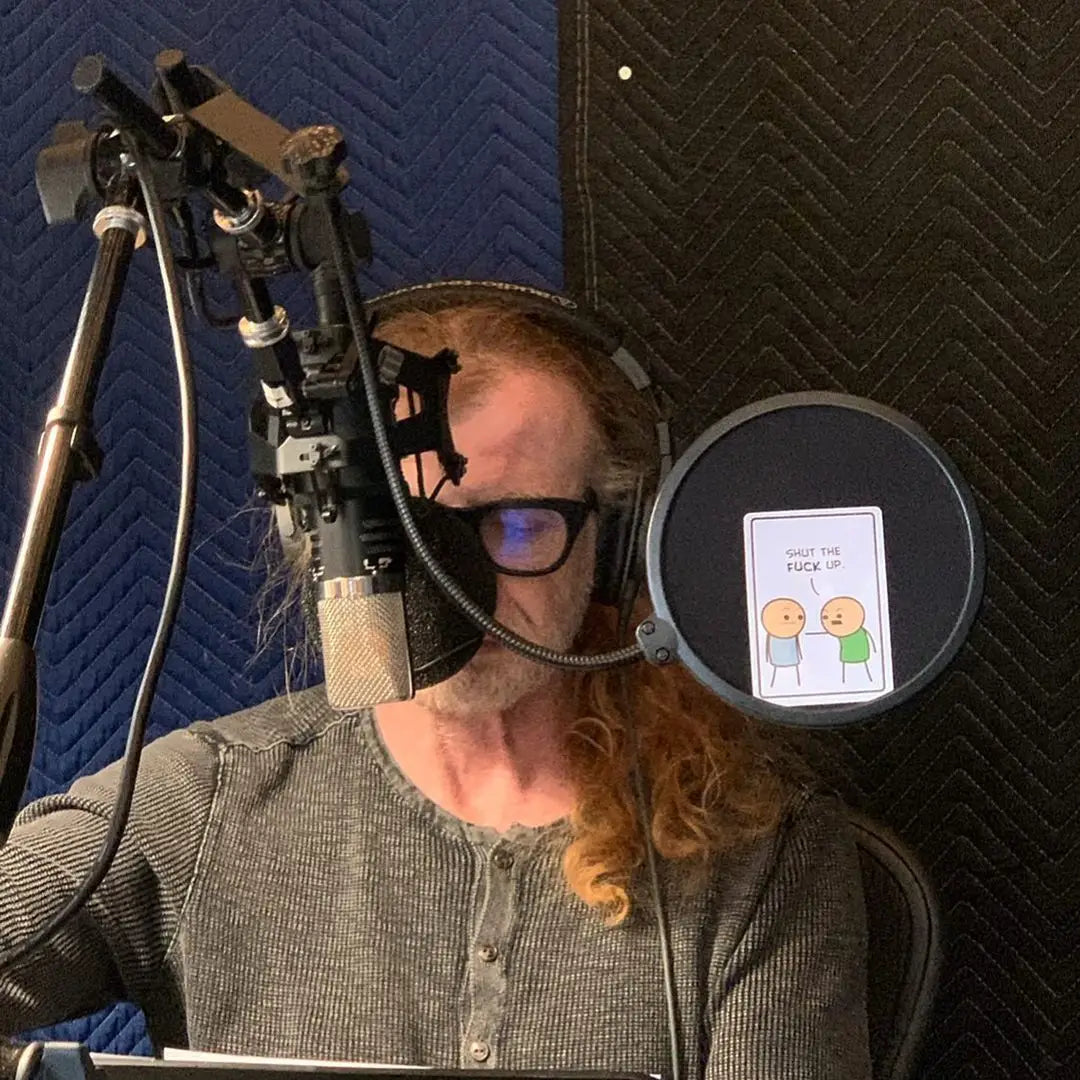 Dave Mustaine New Studio Pic