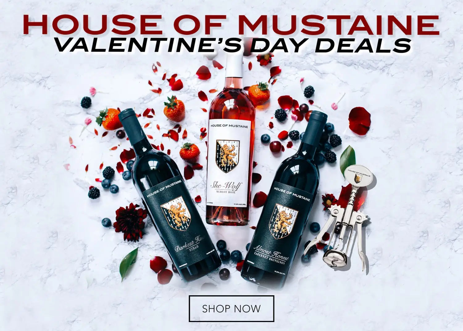 House of Mustaine Valentine’s Day Deals